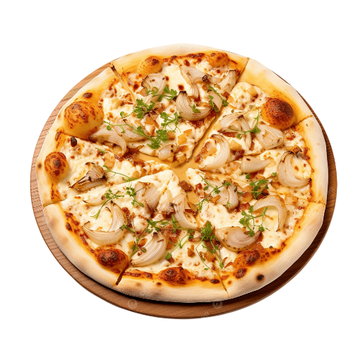 GARLIC AND CHEESE PIZZA
